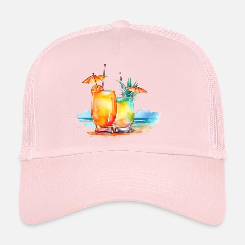 COCKTAIL SUR LA PLAGE Casquette trucker 