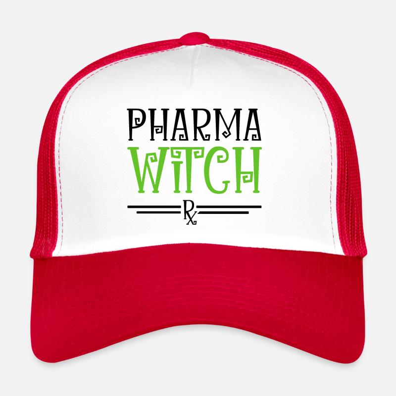 Apotheke Halloween - Trucker Cap - Weiß/Rot