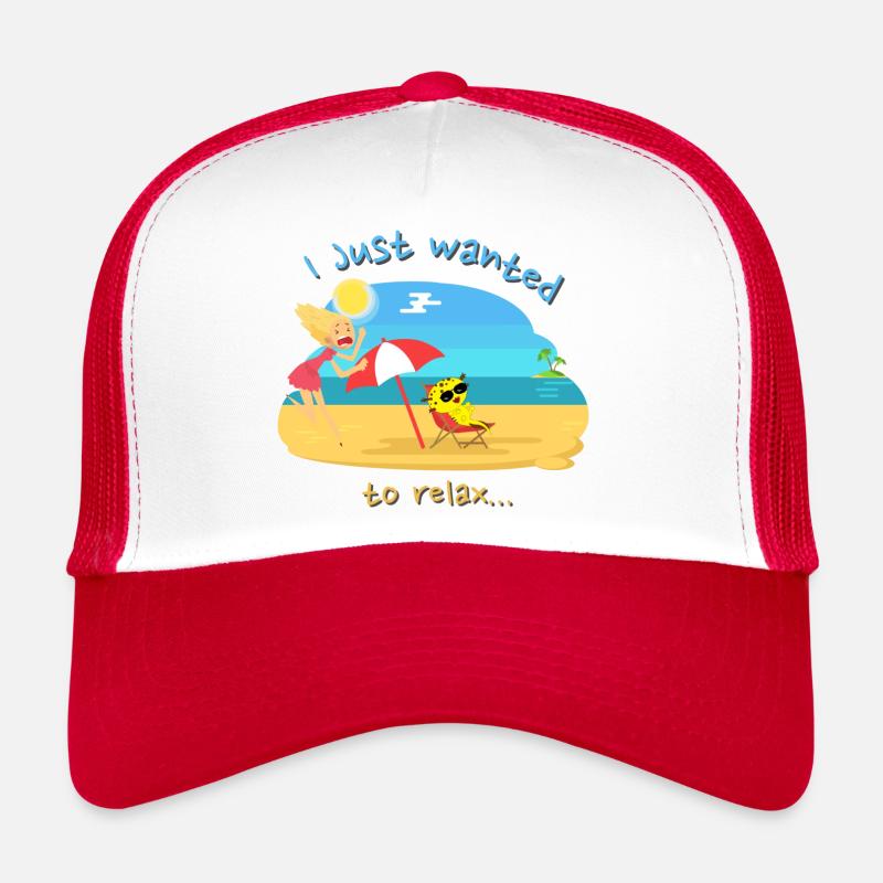 Ich wollte mich einfach nur entspannen Trucker Cap