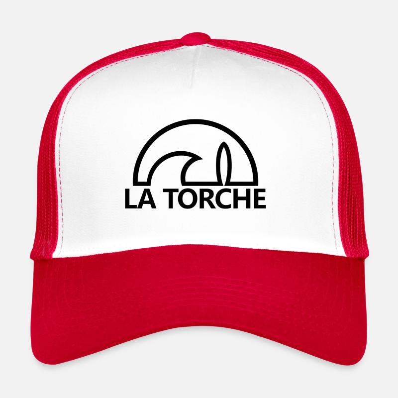 La Torche soleil minimalist black surfboard Trucker Cap