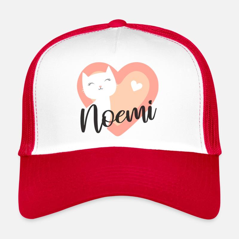 Noemi Surname First Name Kitten Trucker Cap