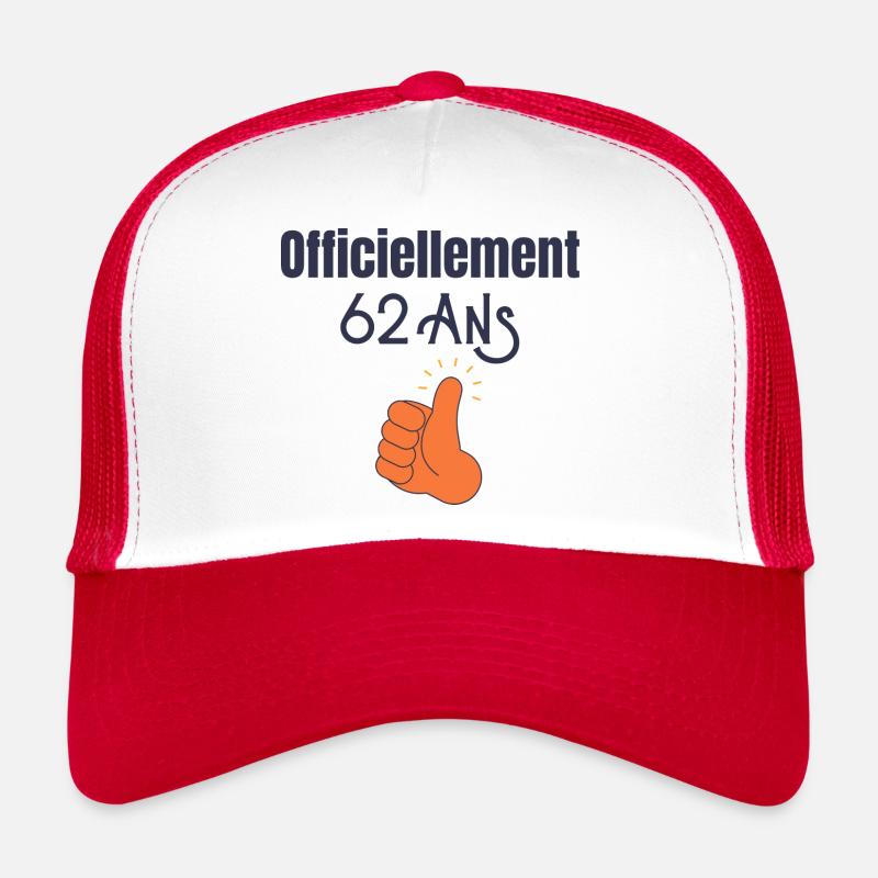 Officiellement 62 Ans Casquette trucker 