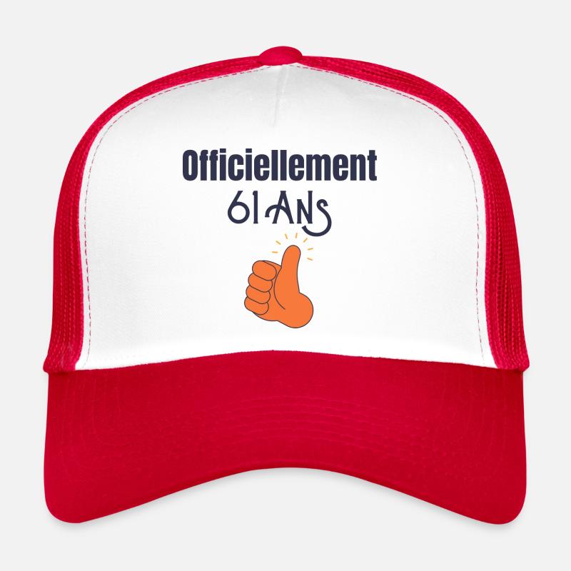 Officiellement 61 Ans Casquette trucker 