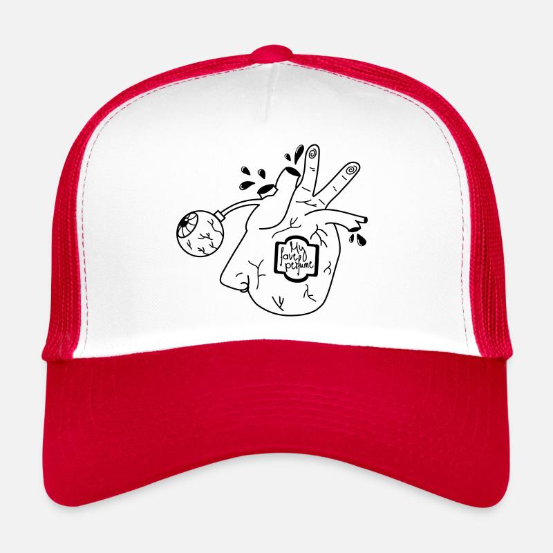 Organ(ic)perfume - Trucker Cap - Weiß/Rot