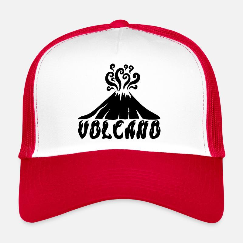 Volcan noir Casquette trucker 