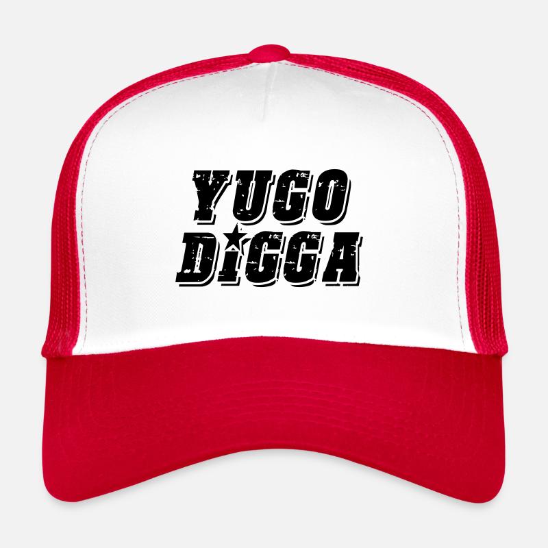 yugo digga - style uni des Balkans Casquette trucker 