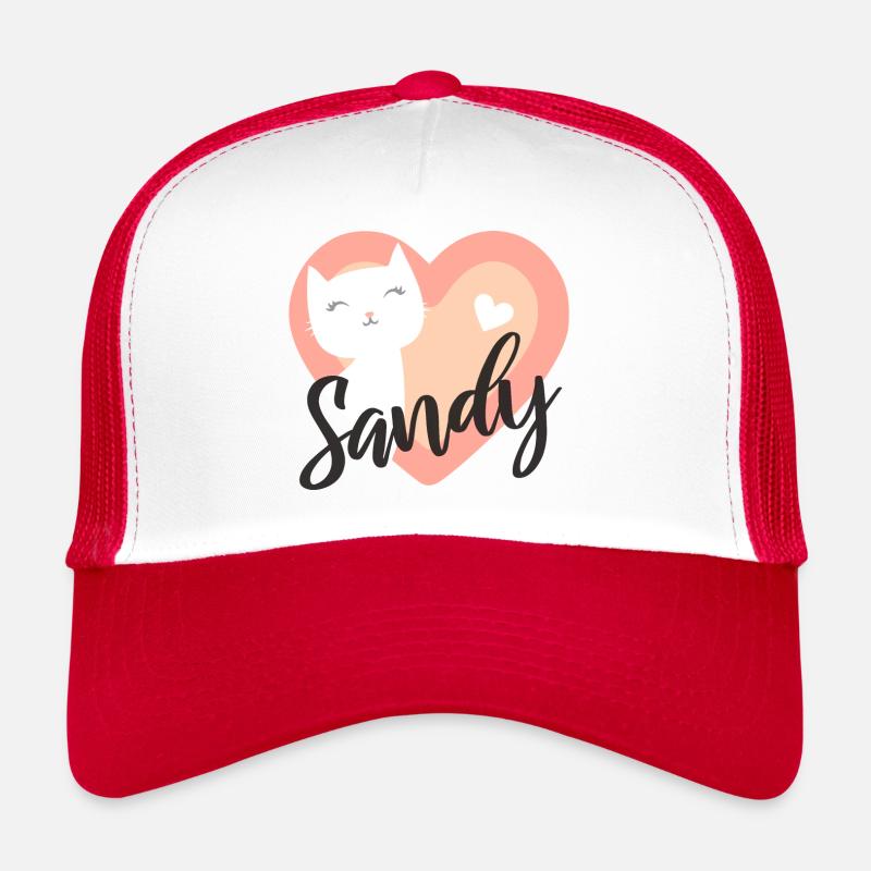 Sandy Name Vorname Kätzchen Trucker Cap