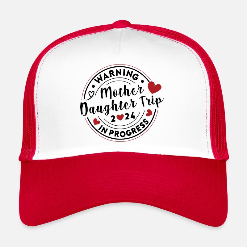 Warnung Mutter Tochter Reise 2024 Urlaub Liebe Trucker Cap