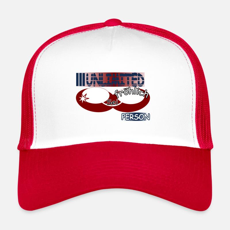 Be merry - Trucker Cap - white/red