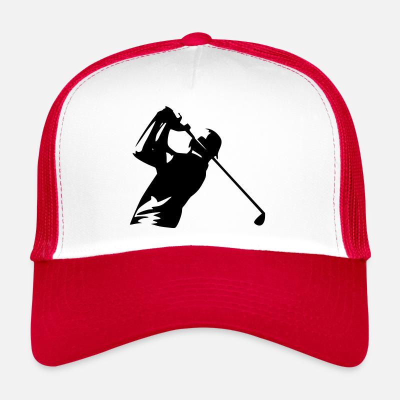 Glodistische Schaukel - Trucker Cap - Weiß/Rot