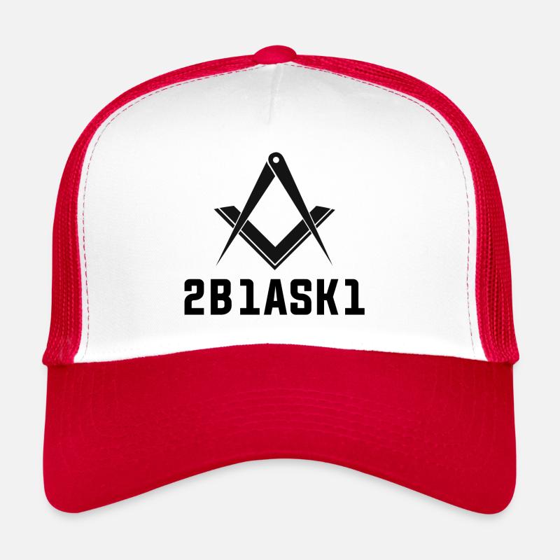 Masonic square & compass 2B1ASK1 Trucker Cap