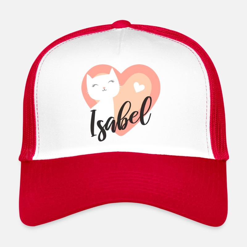 Isabel Nom Prénom Chaton Casquette trucker 