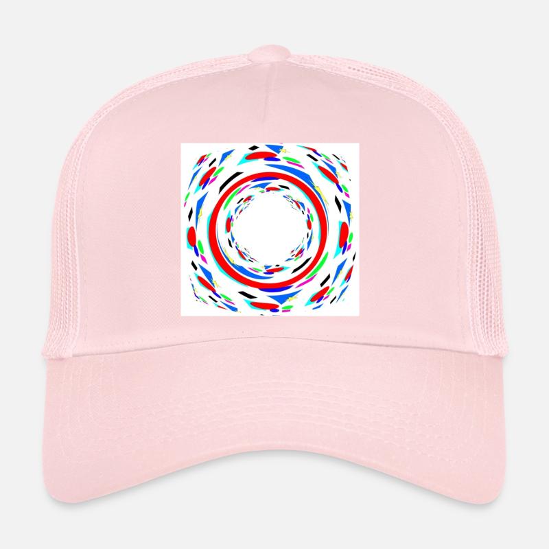 Spirales colorées - Casquette trucker 