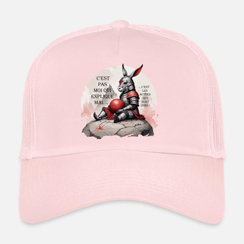 C'est pas moi qui explique mal, ... qui sont cons Casquette trucker 