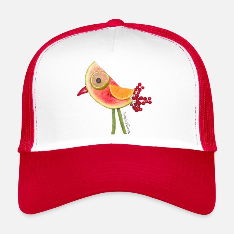 Spaßvogel - Trucker Cap - Weiß/Rot