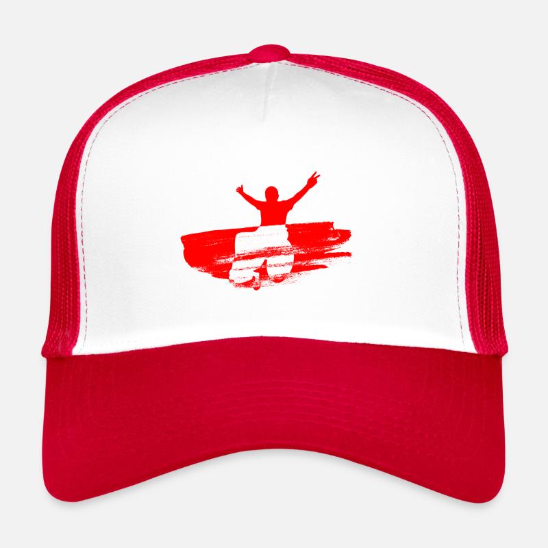Paralimpic Red Trucker Cap