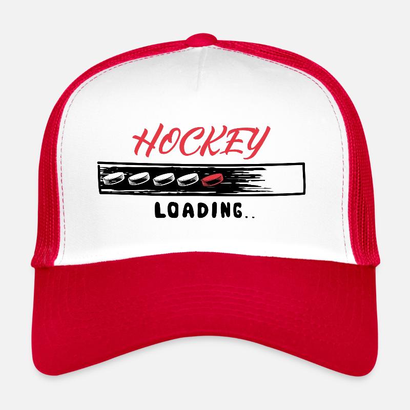 Hockey Loading Ice Hockey World Champion Gift Idea Trucker Cap