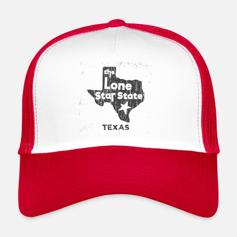 Lone Star Texas - Trucker Cap - white/red