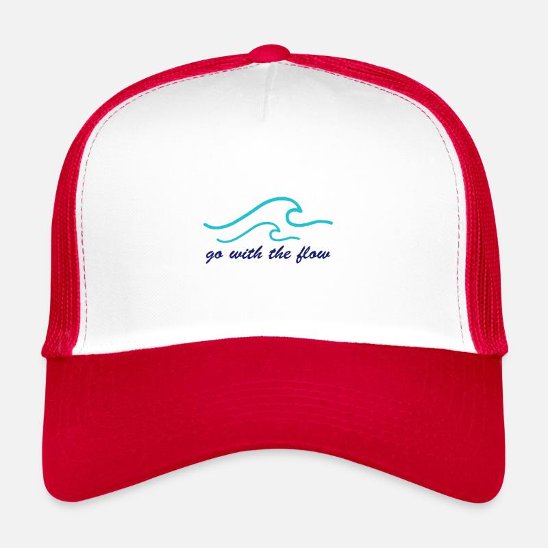 aller avec le courant "WAVE" Casquette trucker 
