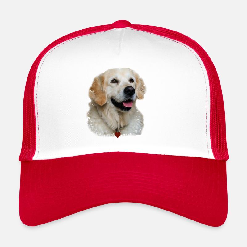 J'aime Golden Retriever Casquette trucker 