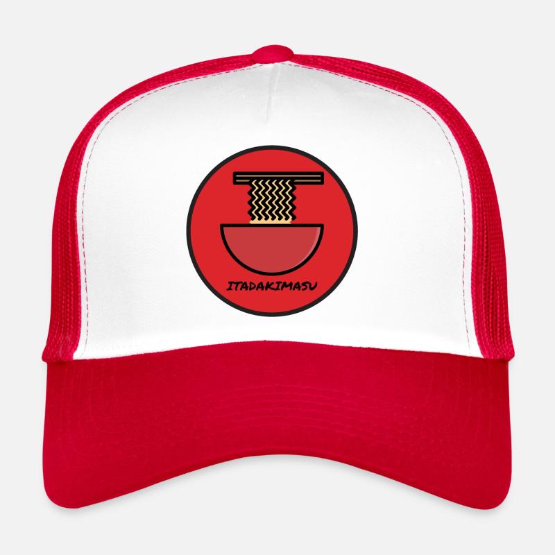 Ramen Itadakimasu - Trucker Cap - Weiß/Rot