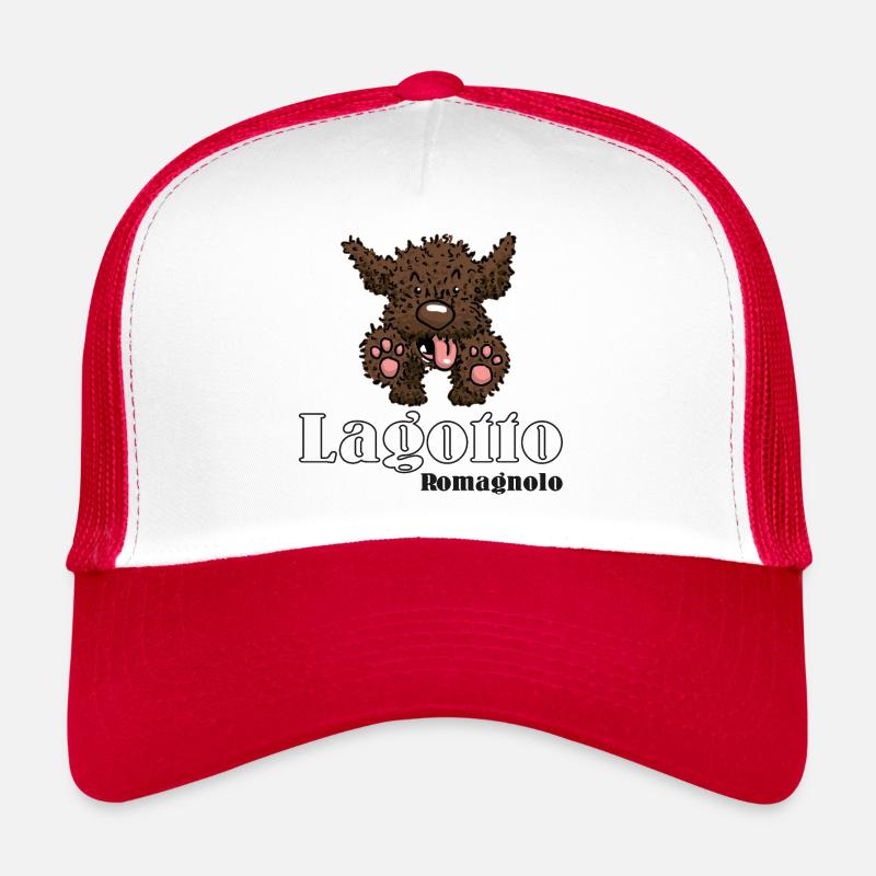 jump1 2 - Trucker Cap - Weiß/Rot