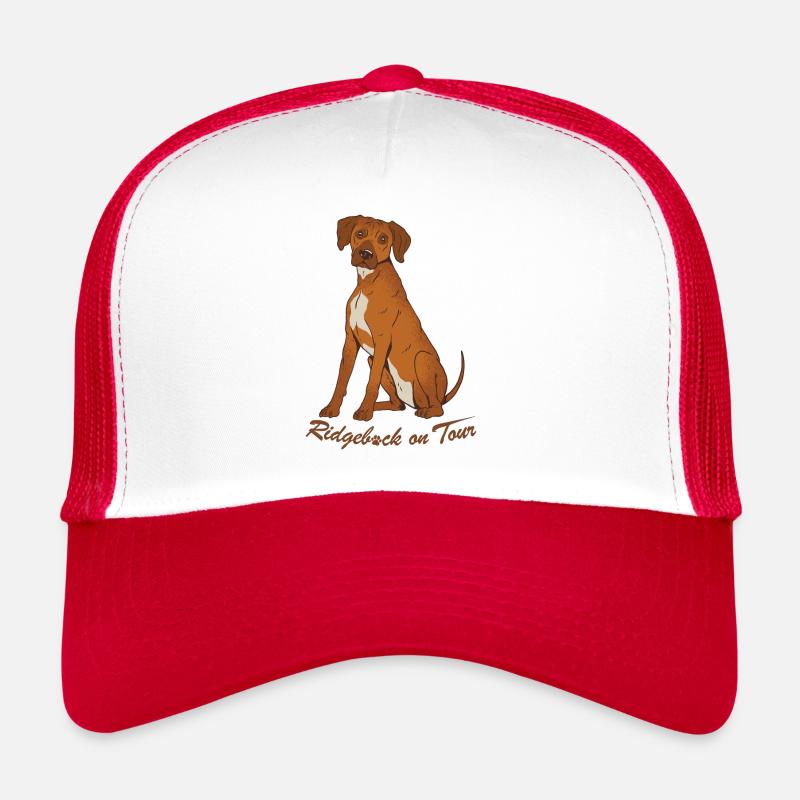 Adorable chiot Rhodesian Ridgeback en tournée Casquette trucker 