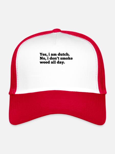 Dutch - Trucker Cap - white/red - Front