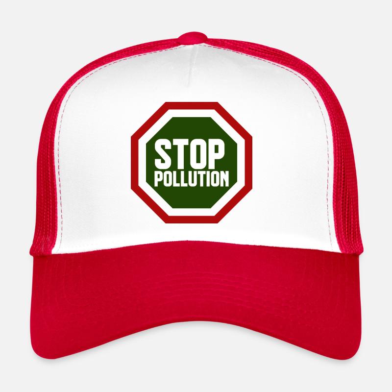 stop to pollution we must clean the Earth Trucker Cap