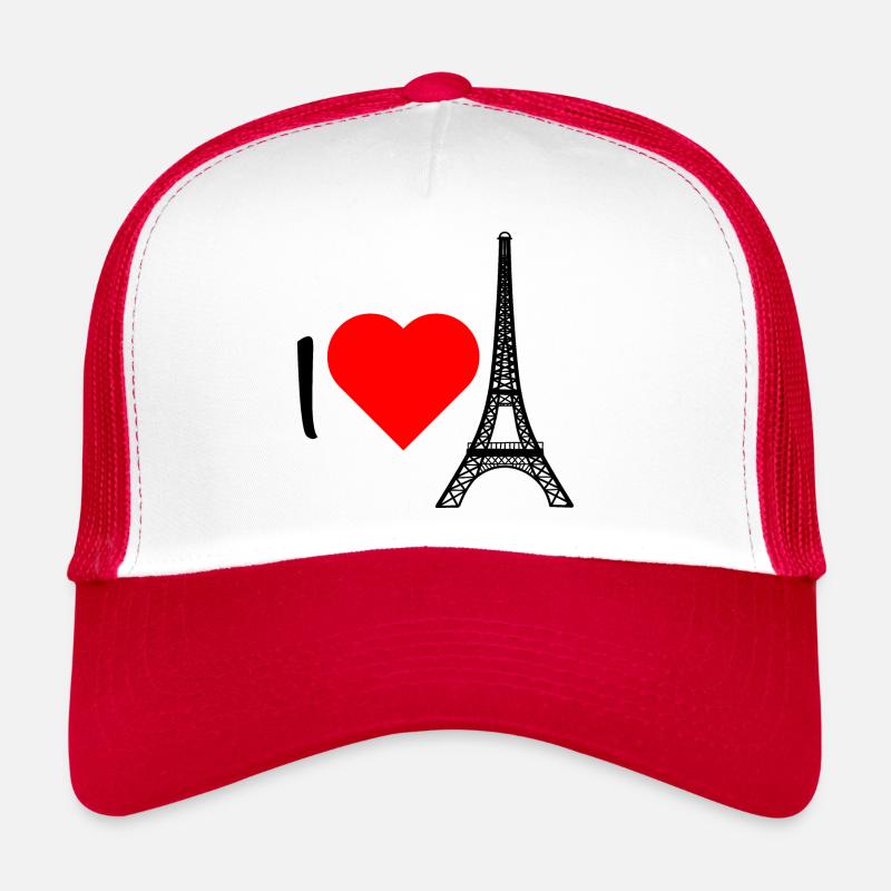 j'adore la Tour Eiffel Casquette trucker 