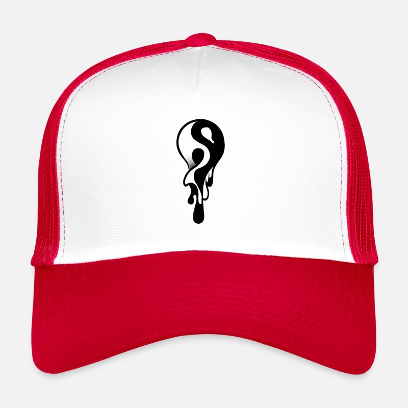 Yin et Yang dégoulinant Casquette trucker 