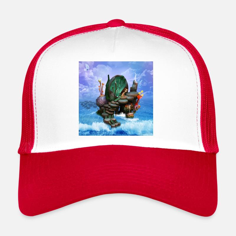 Petite fée sur la plage Casquette trucker 