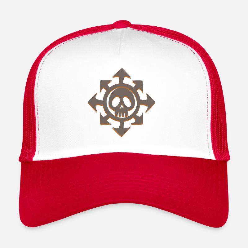 Étoile du chaos skull Casquette trucker 