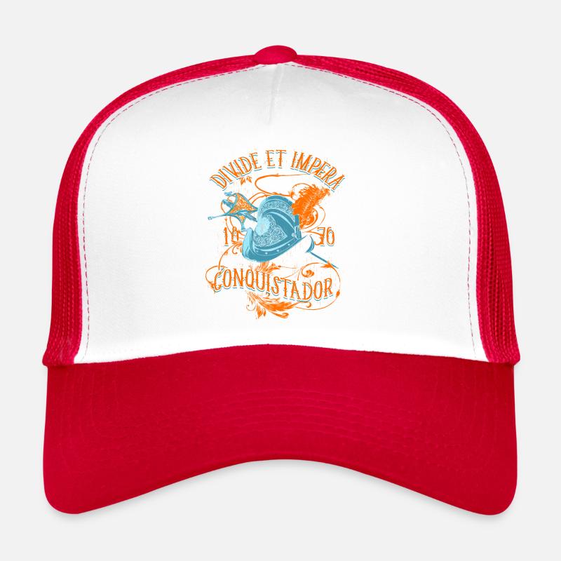 Ein Schönes Divide Et Impera Conquistador Design Trucker Cap
