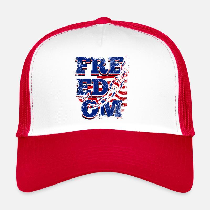 Un beau design de liberté et de liberté Casquette trucker 