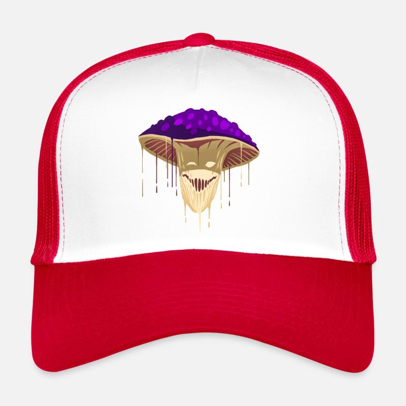 Un beau et amusant design de champignon myconide Casquette trucker 