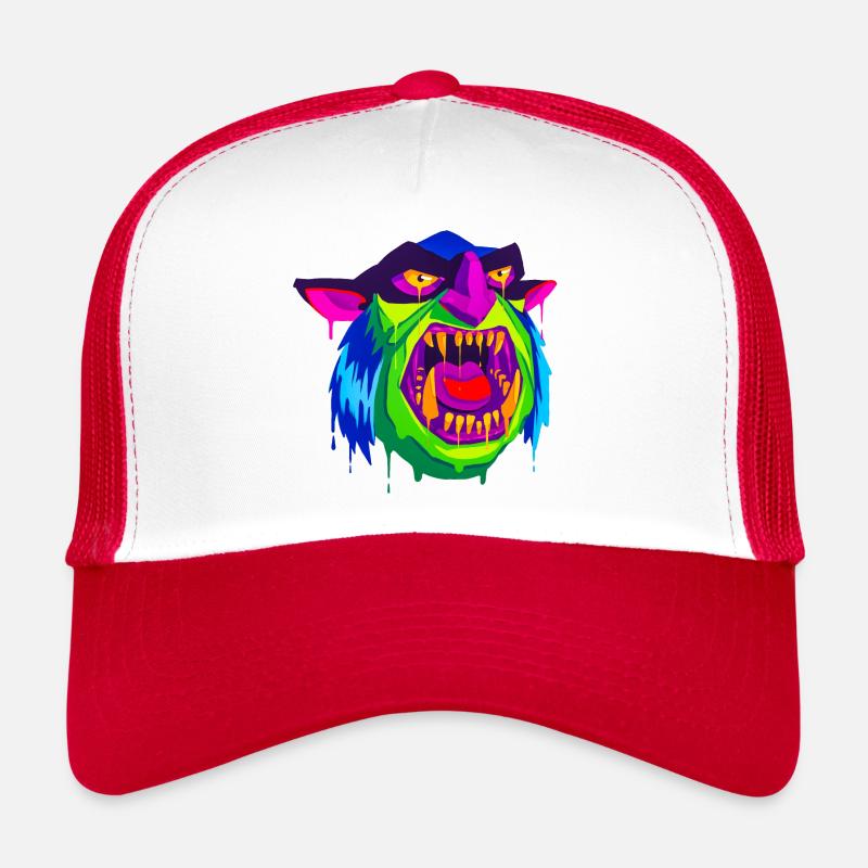 A Beautiful and Funny Ogre Monster Design Trucker Cap