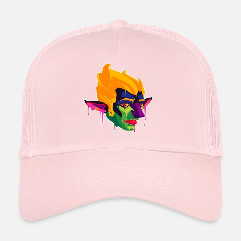 Conception effrayante et magnifique de Gnome Monster Casquette trucker 
