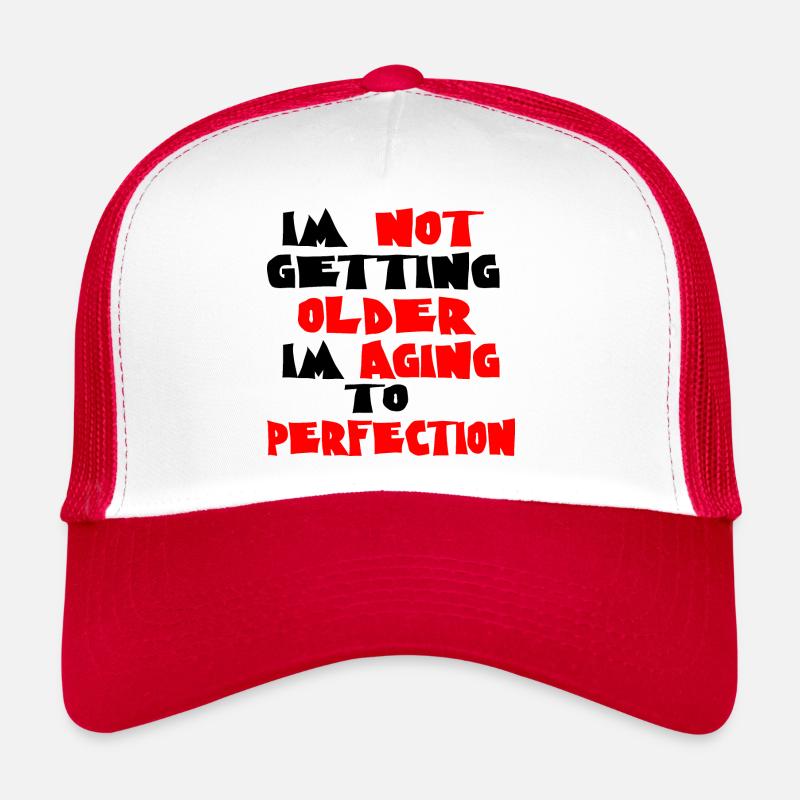 Je ne vieillis pas d’humour Casquette trucker 