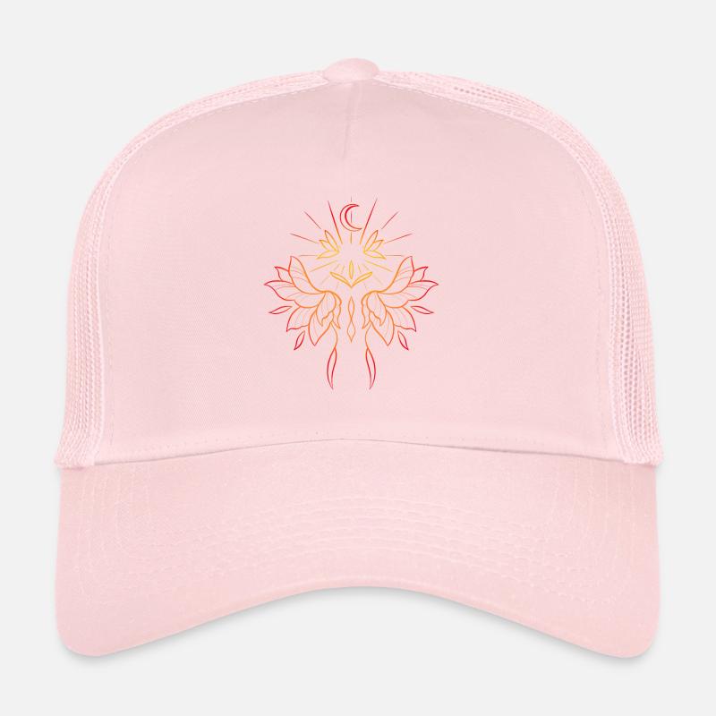 Composition ornementale coloré Casquette trucker 