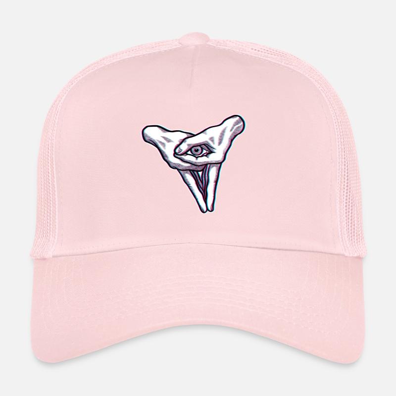 Oeil effet flou Casquette trucker 