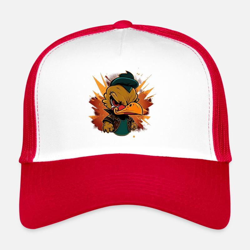 Angry duck 3 Trucker Cap