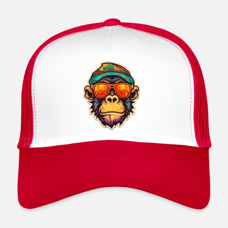 Der Boss der Tropen - Trucker Cap - Weiß/Rot