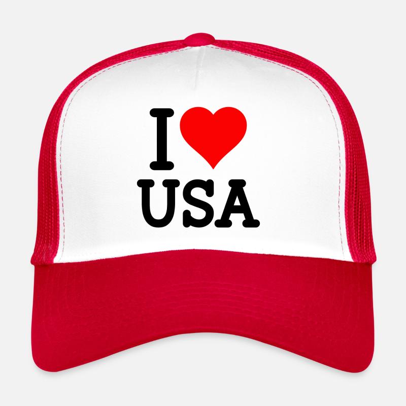 Ich liebe die USA Trucker Cap
