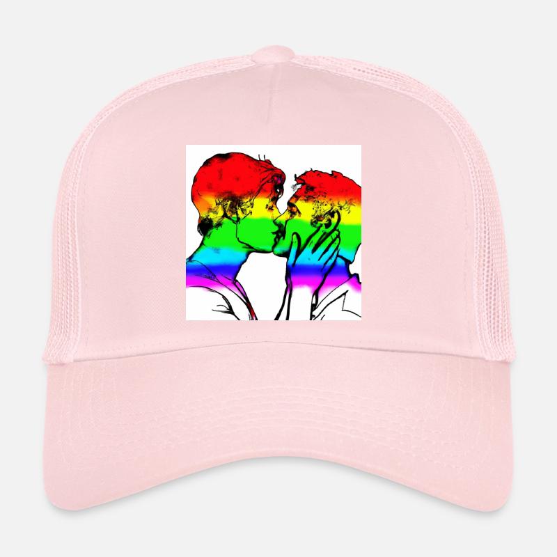 Embrasser les hommes Casquette trucker 