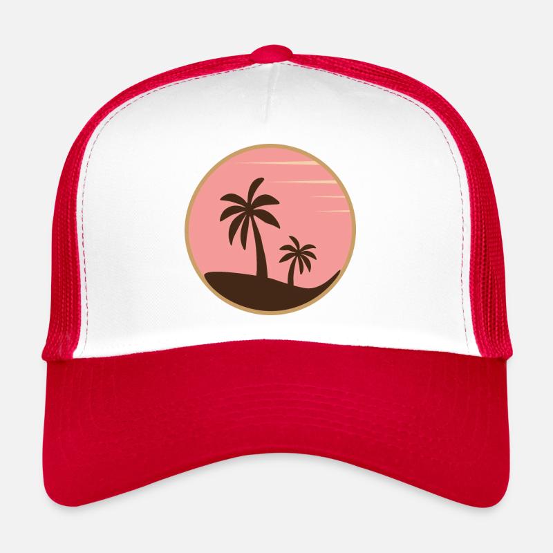 PALM BEACH BADGE Trucker Cap