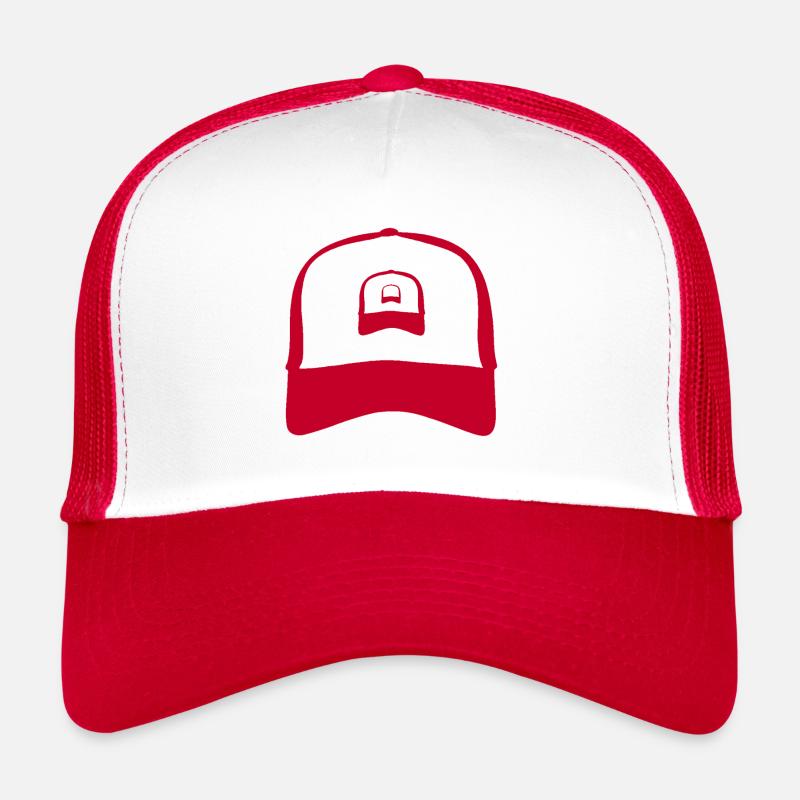 Trucker Triple Cap Rouge Casquette trucker 