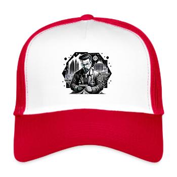 Scientist in the laboratory - Trucker Cap - white/red - Front