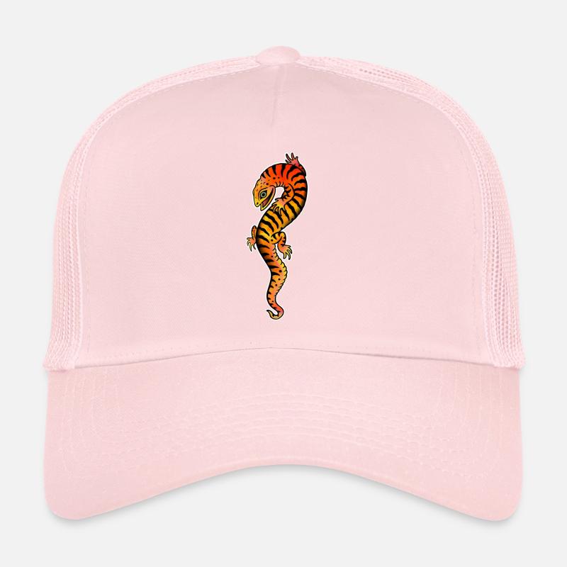 Lizard tattoo style Trucker Cap