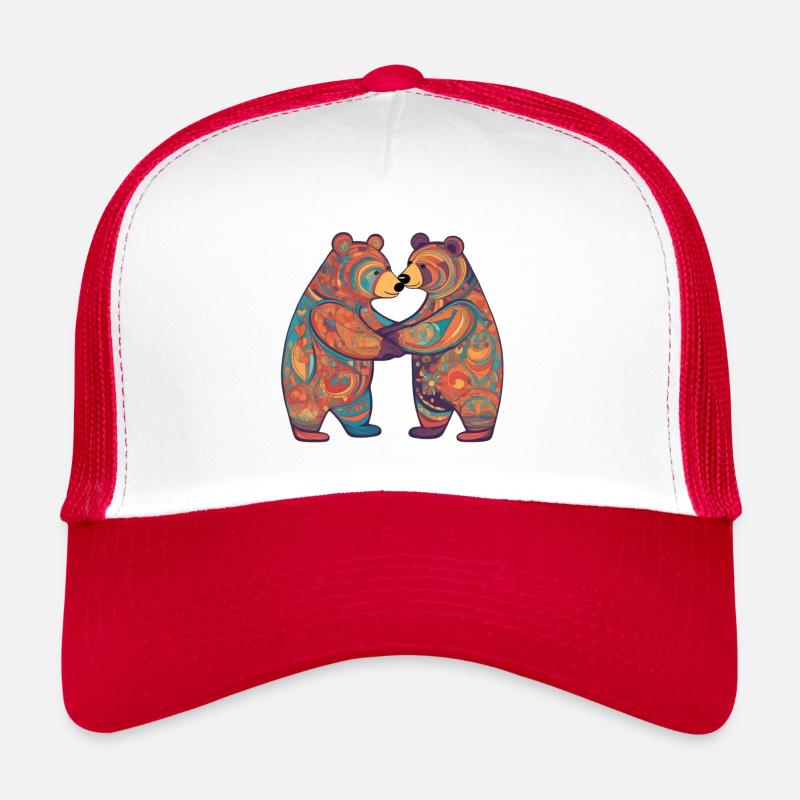 Two Bears Art Trucker Cap